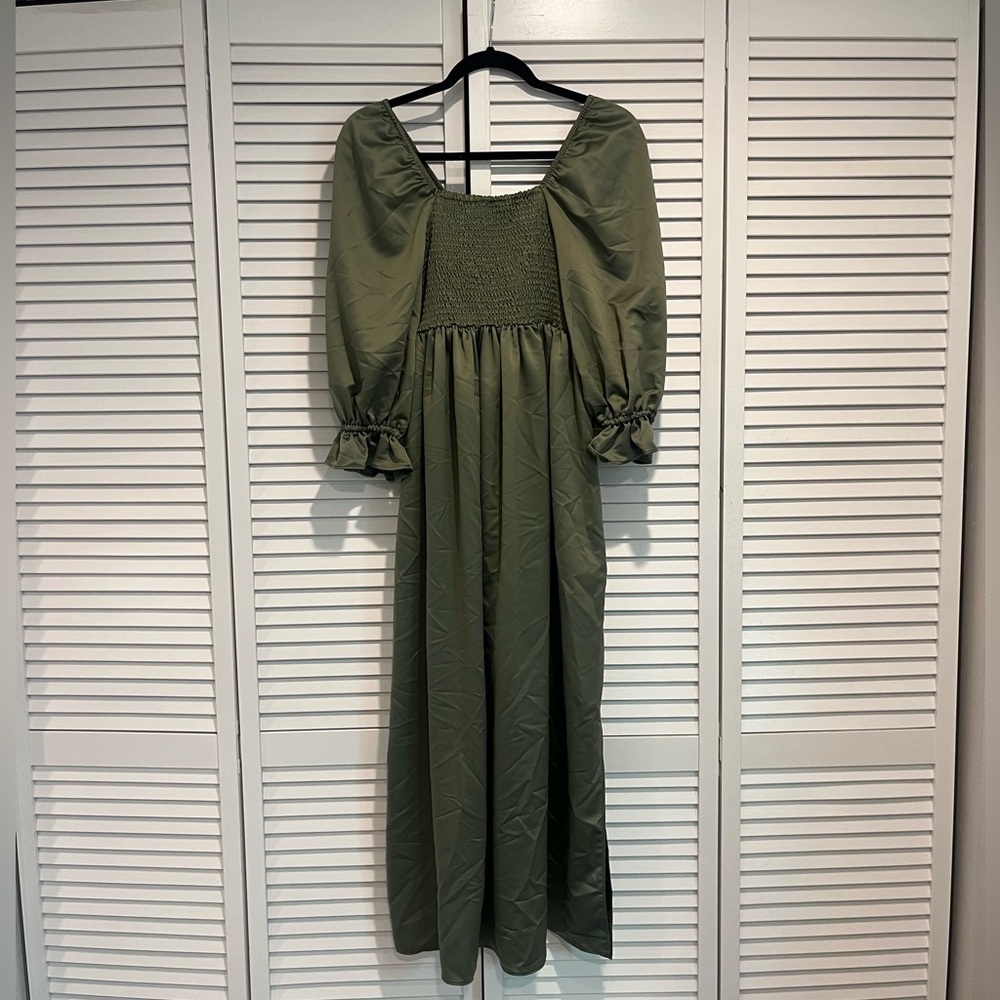 ASOS Olive Green Maxi Dress